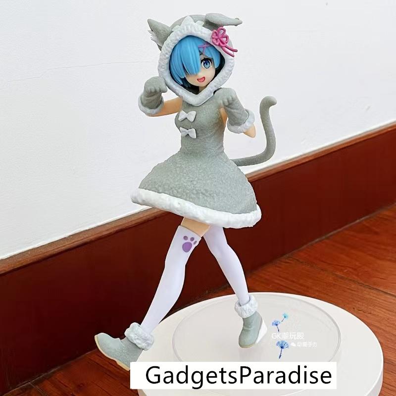 Re:Life in a different world from zero Rem Ram PVC Figure Model Toy Decorative Ornament