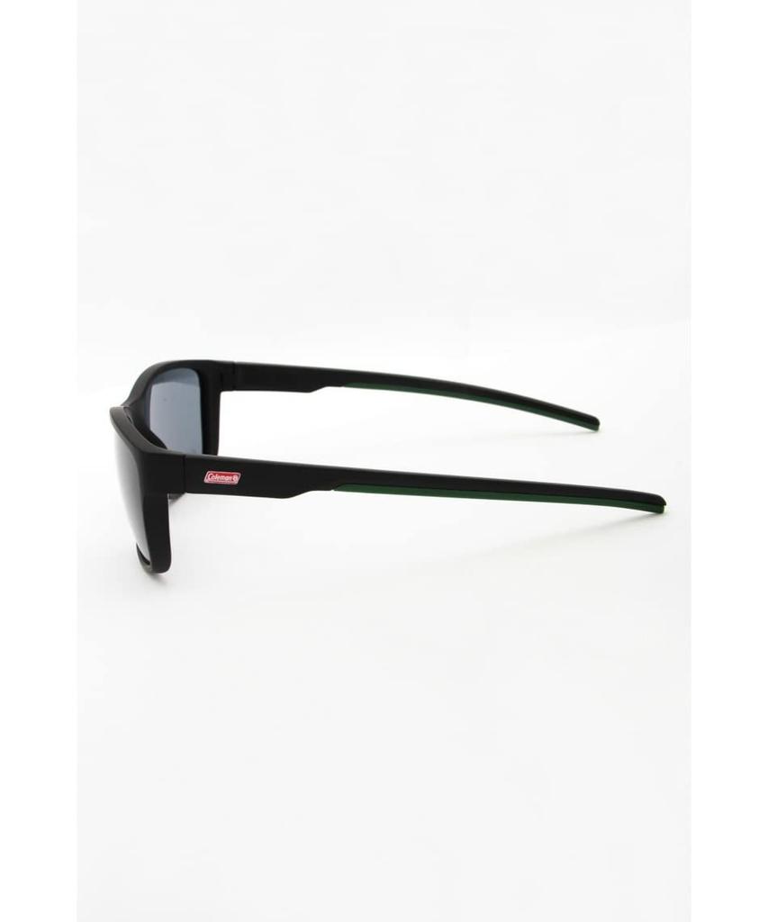 Coleman Polarized Lens Black Matte Green Sunglasses, Matte/Black CO3079-1