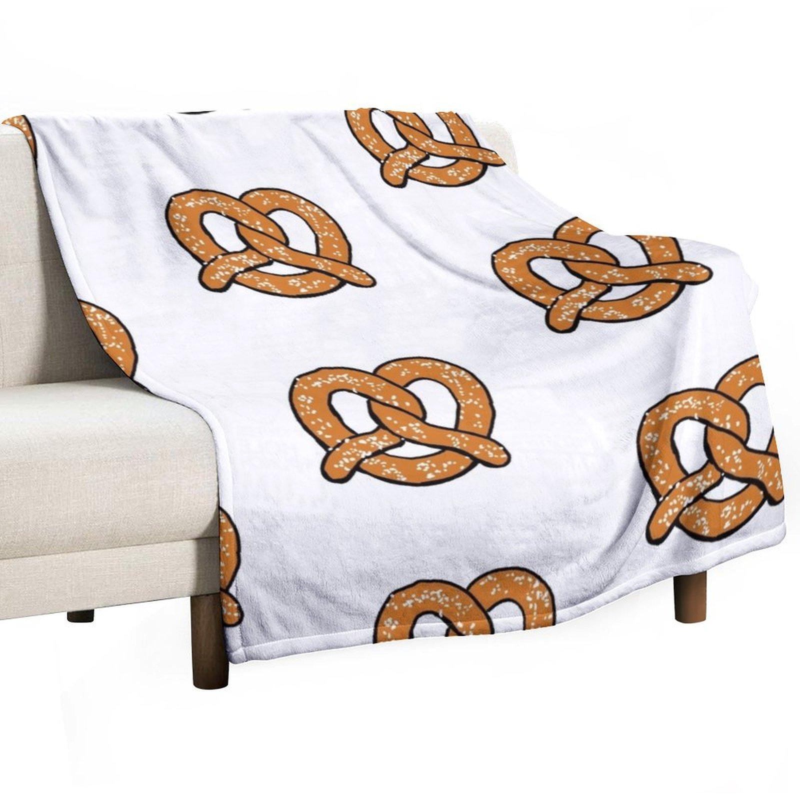 Pretzel Throw Blanket Bed Retros Heavy warm for winter Blankets 30x40in