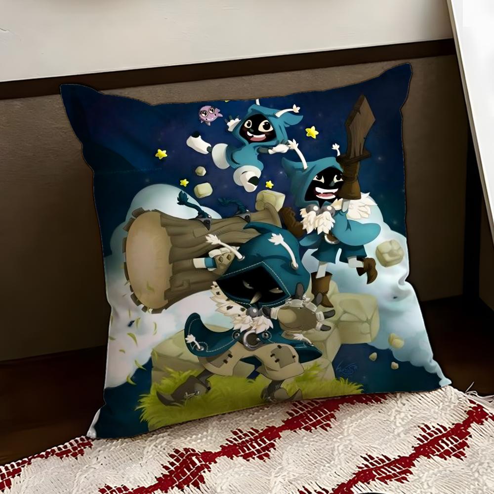 Game DDofus Cushion Cover Reversible Soft Durable Pillow Cover Home  Car MultiScene Use for Daily Comfort