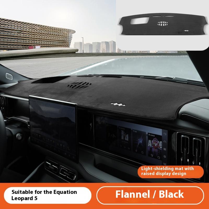 For BYD Leopard 5 Denza B5 Dashboard Cover Dashmat Anti-Glare Sun Protection Anti-Cracking Interior Decorative Pad Accessories