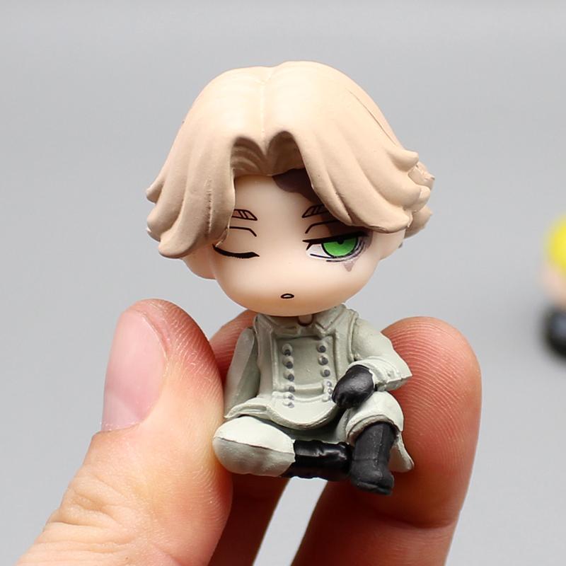 4 Stück Tokyo Revengers GK Manjiro Sano Draken Anime Figur Q Version Sitzend Schulter Schlaf Schreibtisch Dekoration Modell Kinderspielzeug