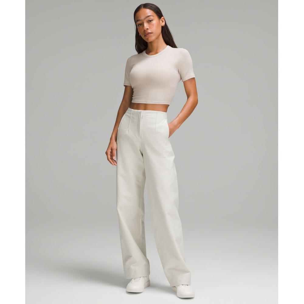 Lululemon Utilitech Relaxed Fit Mid Rise Trouser Bone