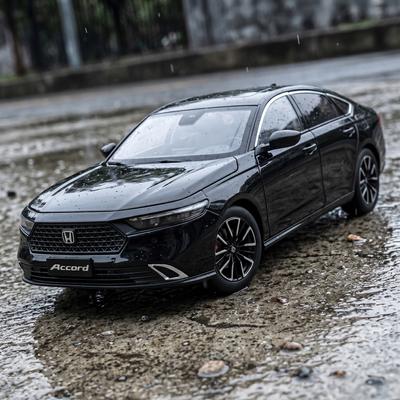 1:18 Honda Accord 10Th Gac Sports Sedan Alloy Metal Diecast Model Car Home Decoration Desktop Display Ornament Simulation Gifts