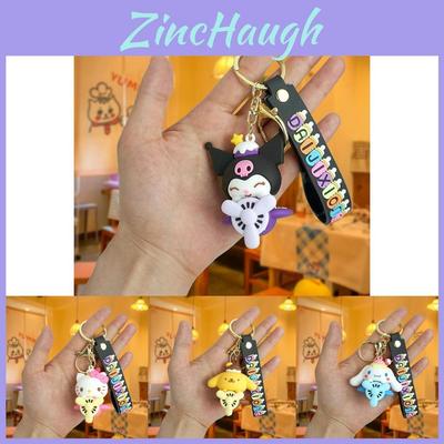 Adorable Cartoon Keychain Cute Rubber Accessory For Bags And Cars Couples Pendant