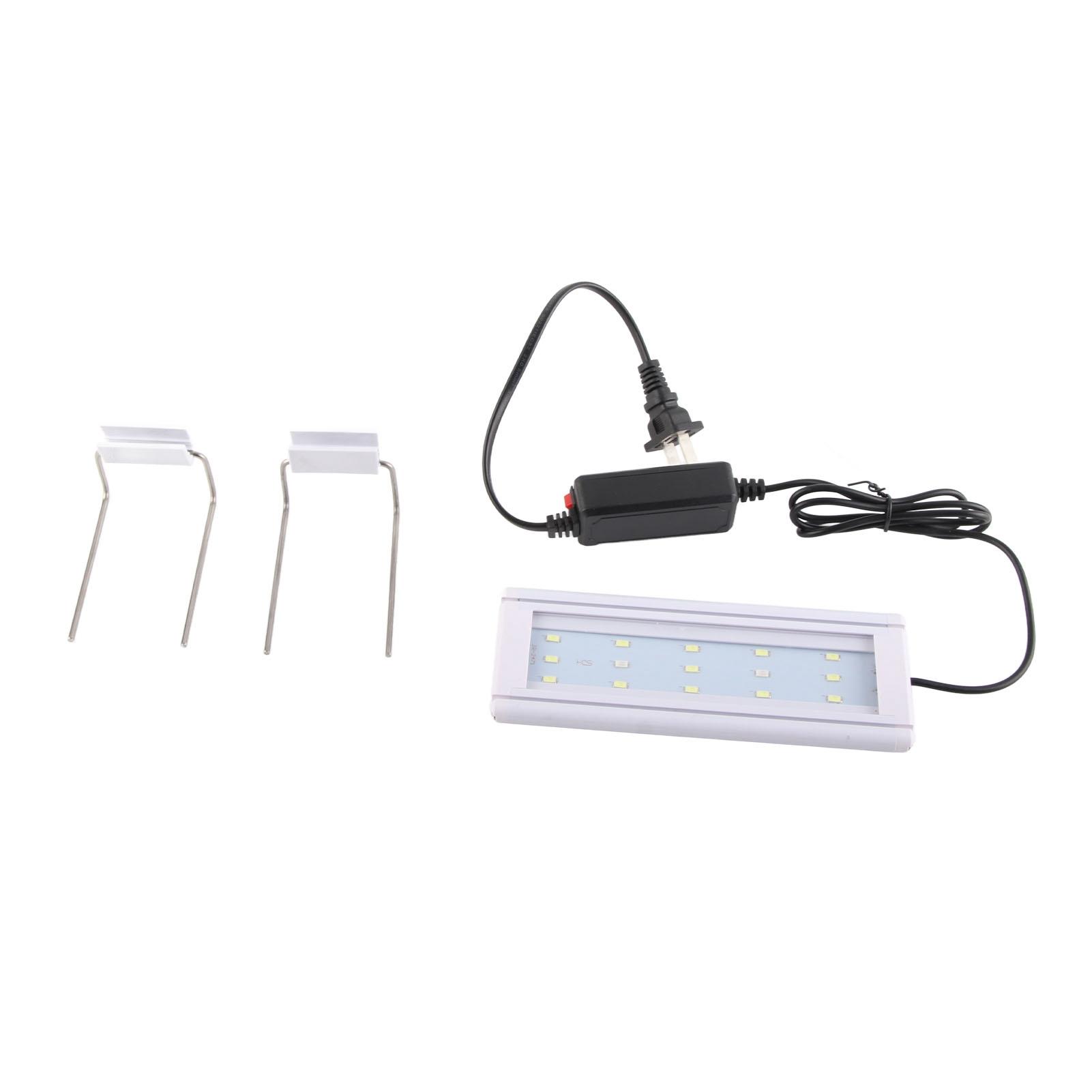 

15 Вт Светодиодное освещение для аквариума Выдвижной водонепроницаемый светильник для водных растений для аквариума 508