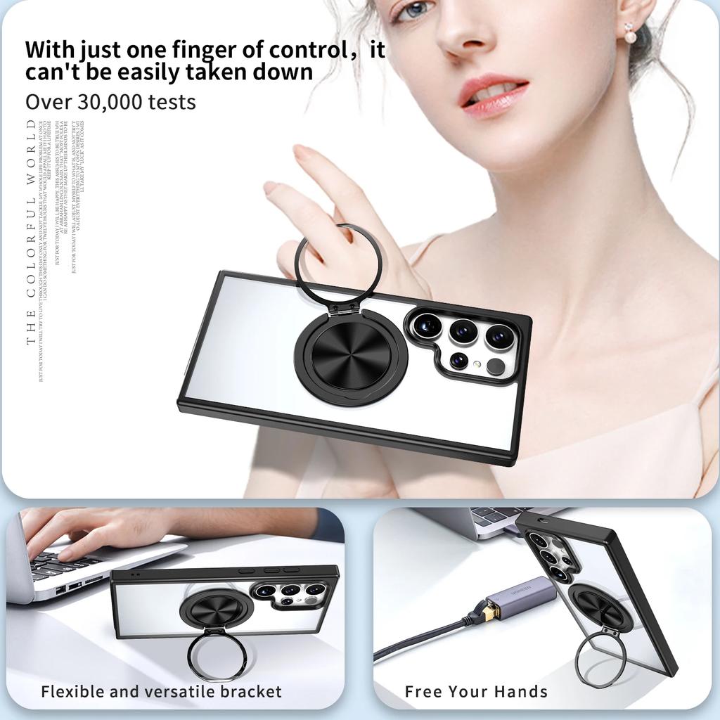 Magsafe Case For Samsung Galaxy S24+ S23+ S22+ S21+ S20+ Ultra Plus FE A33 A53 A73 A52 A72 A14 A23 A13 Car Magnetic Holder Cover