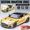 Diecast 1:24 Alloy  Model Car  Miniature Martin DBS Supercar Children Collectible Birthday Gift Metal Vehicle Boys Gift Hot Selling Toys