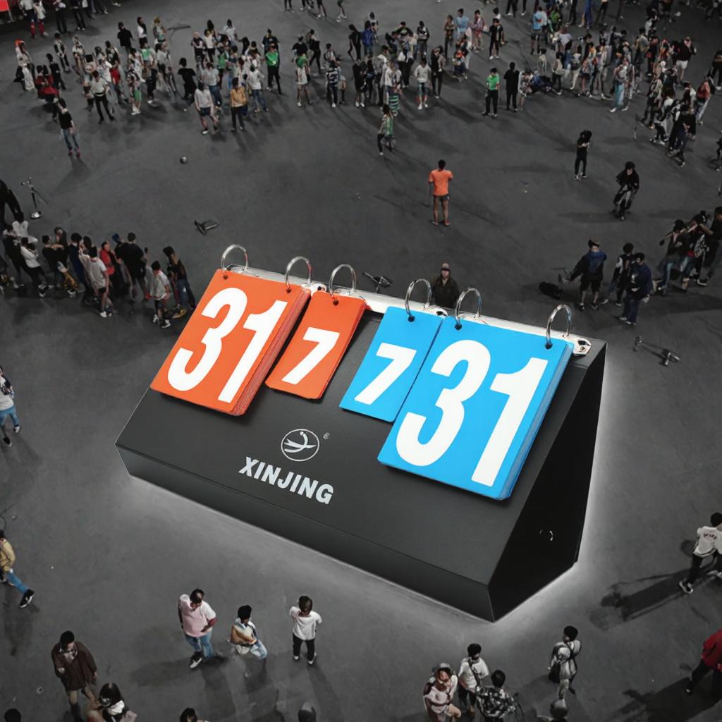 High Quality Durable Plastic Multi-piece Bag Page Turning Counter Board/Scoreboard for Pool Billiard Snooker