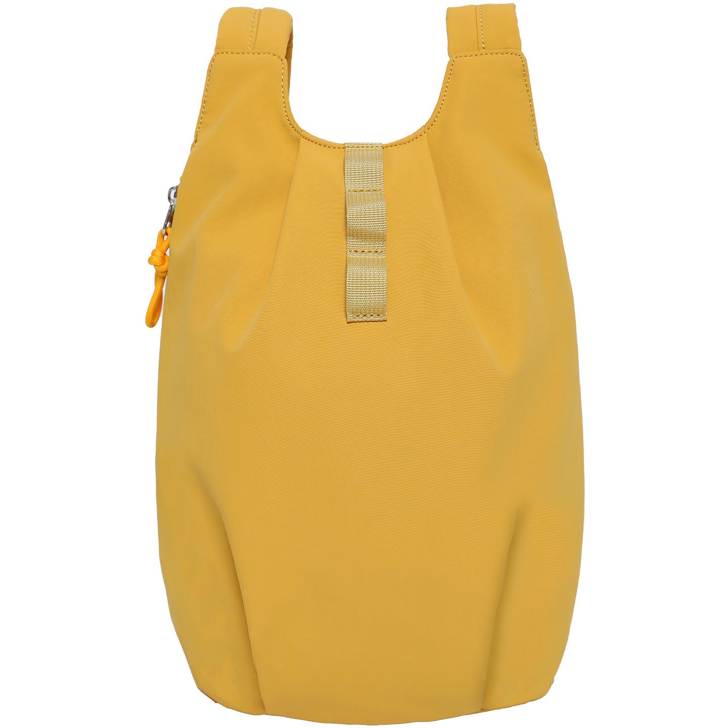 

Nylon Waterproof Lightweight Backpack for Cycling, Travel, and School - Unisex and Customizable жовтий