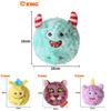 Squeaky Plush Pet Toy With Sound Cross-border Monster Toy Ball Multiple Colors Available