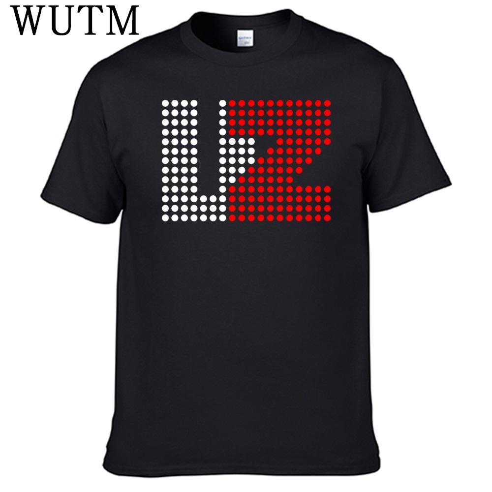 Rock Band U2 Tshirt 100 Cotton Men Shirt