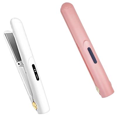 Portable Hair Styling Iron with Rapid Heating Technology Curling and Straightening for Various Hair Types ABS Texture