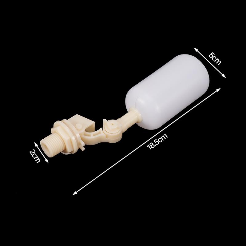 DN15 Automatic Water Float Ball Valve Adjustable Plastic Float Ball Valve Floating Fill Tank Water Level Control