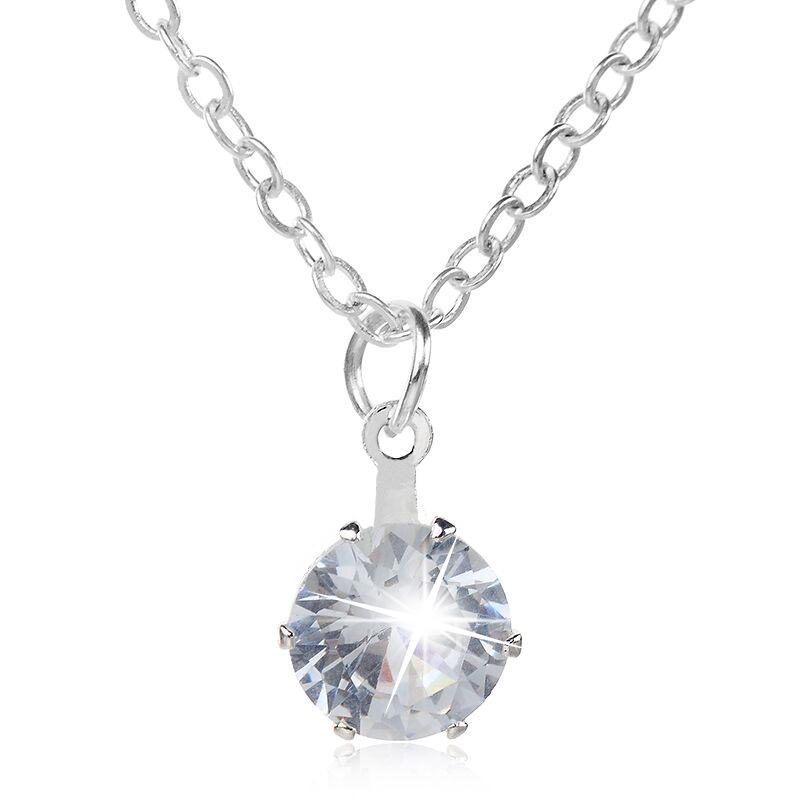 European and American Fashion Zirconia Crystal Necklace