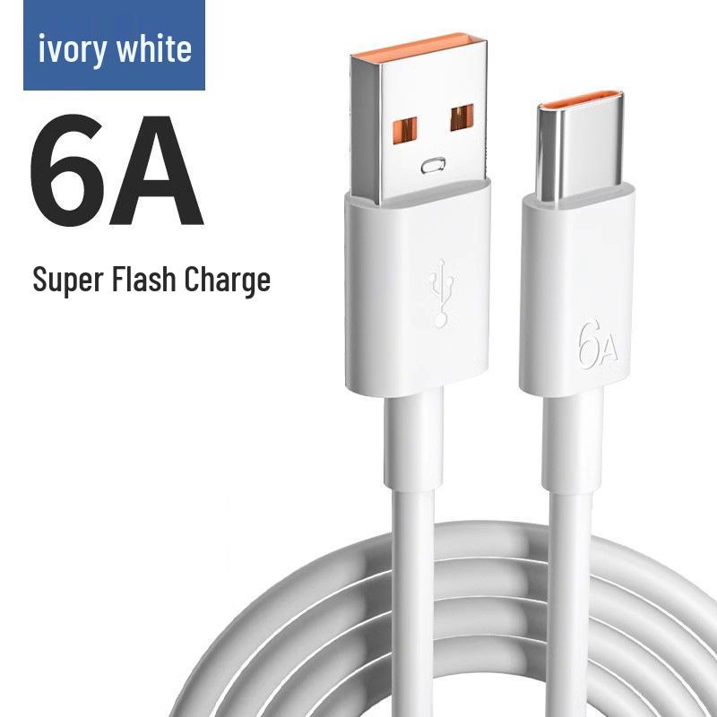 120W Super Fast Type-C Charging Cable for Apple 15/16, Huawei, Honor Phones