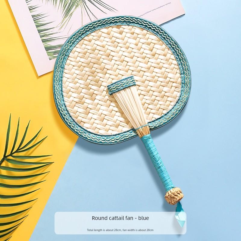 Summer Portable Large Palm Leaf Fan, Traditional Style for Children and Babies, Summer Cooling Hand Fan, Small Banana Leaf Fan