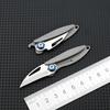 Titanium Cicada Knife Sharp Mini Folding Knife Carry Key Chain Bottle Opener Open Box Express Knife Outdoor EDC Tool