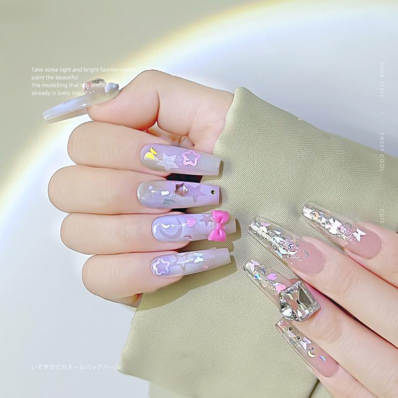 Nail Art Sequins Six Shapes Glitter Sweet Girl Accessories Manicure Supplies Colorful Sticker Make Up Diy Decals Decoration
