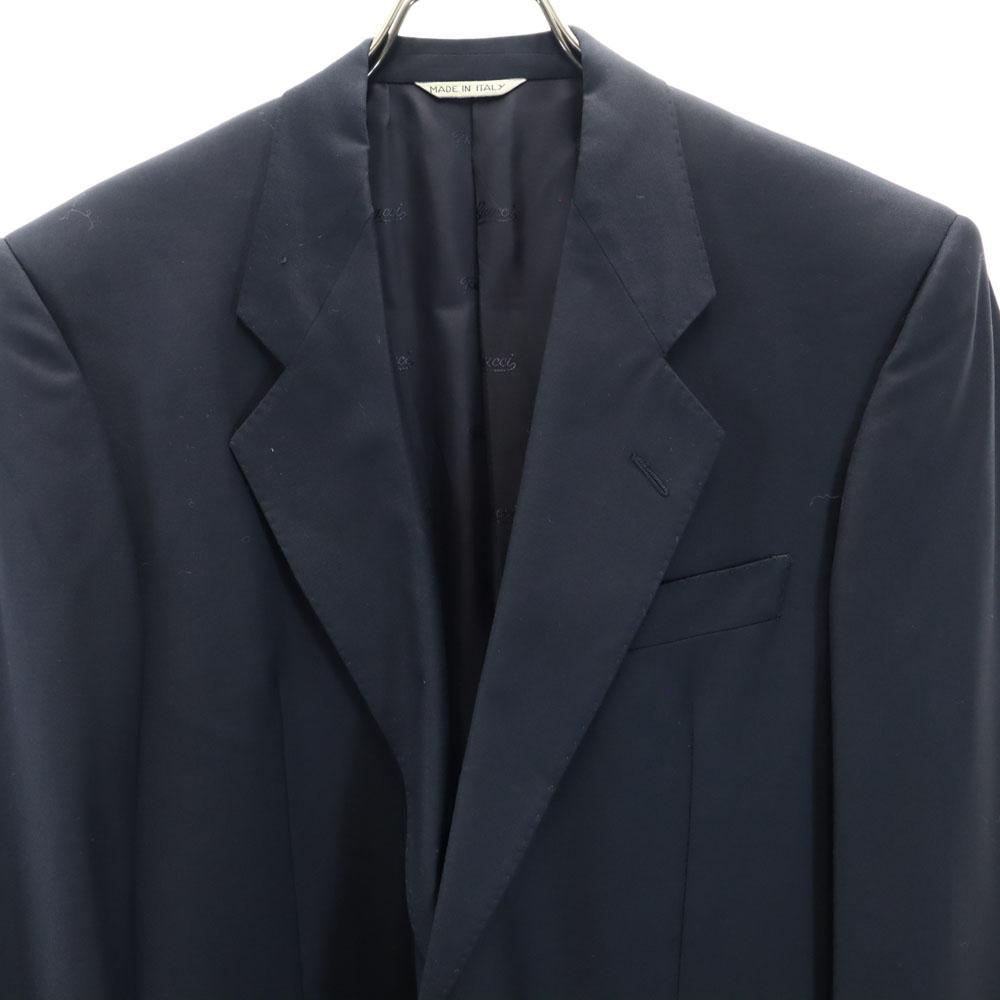 Gucci Made In Italy Wool Tailored Jacket 44 Black Men's Used