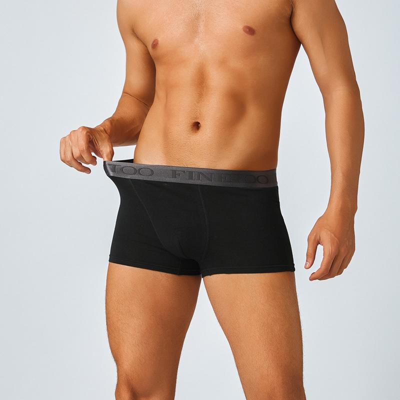 Man Cotton Boxers Breathable Underwear Mens Comfortable High Stretch BoxerShorts Letter Printed Panties Lingerie S-XXL