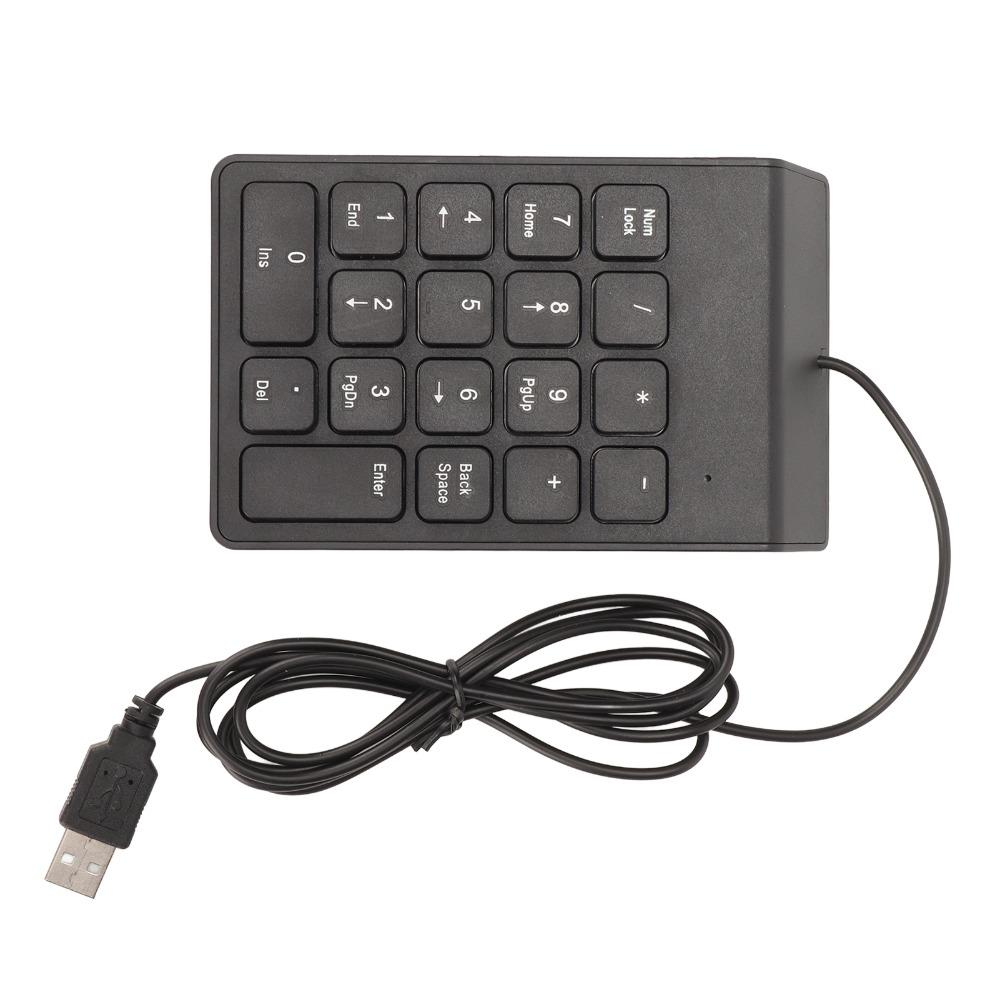 1PCS/2PCS 18 Keys USB Numeric Keypad Easy Installation Mechanical Number Pad Office