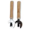Pointed Head Wooden Handle Can Opener Manual Lid Remover Kitchen Gadgets Bottle Opener  Bar