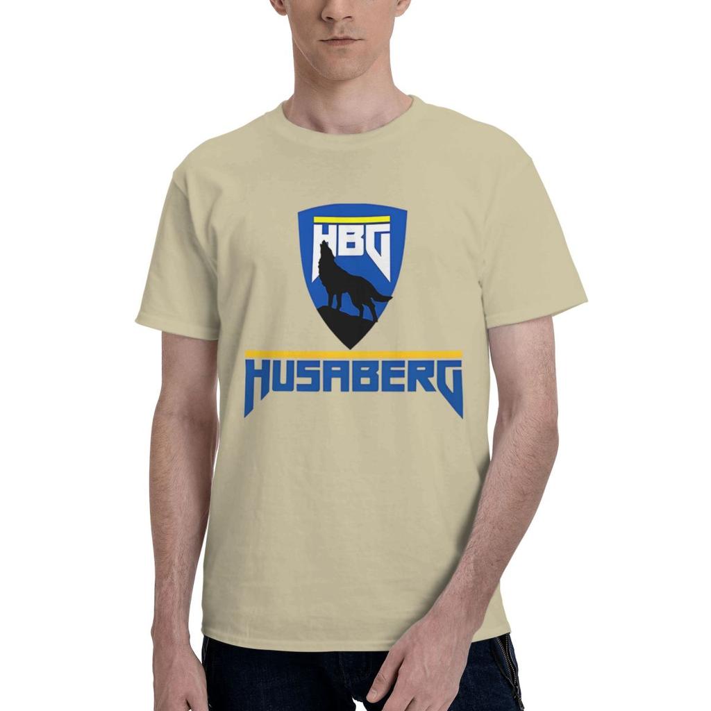 Husaberg Logo 100 Cotton Casual Breathable Confortable TShirt Funny Mens TShirt Funny Shirt