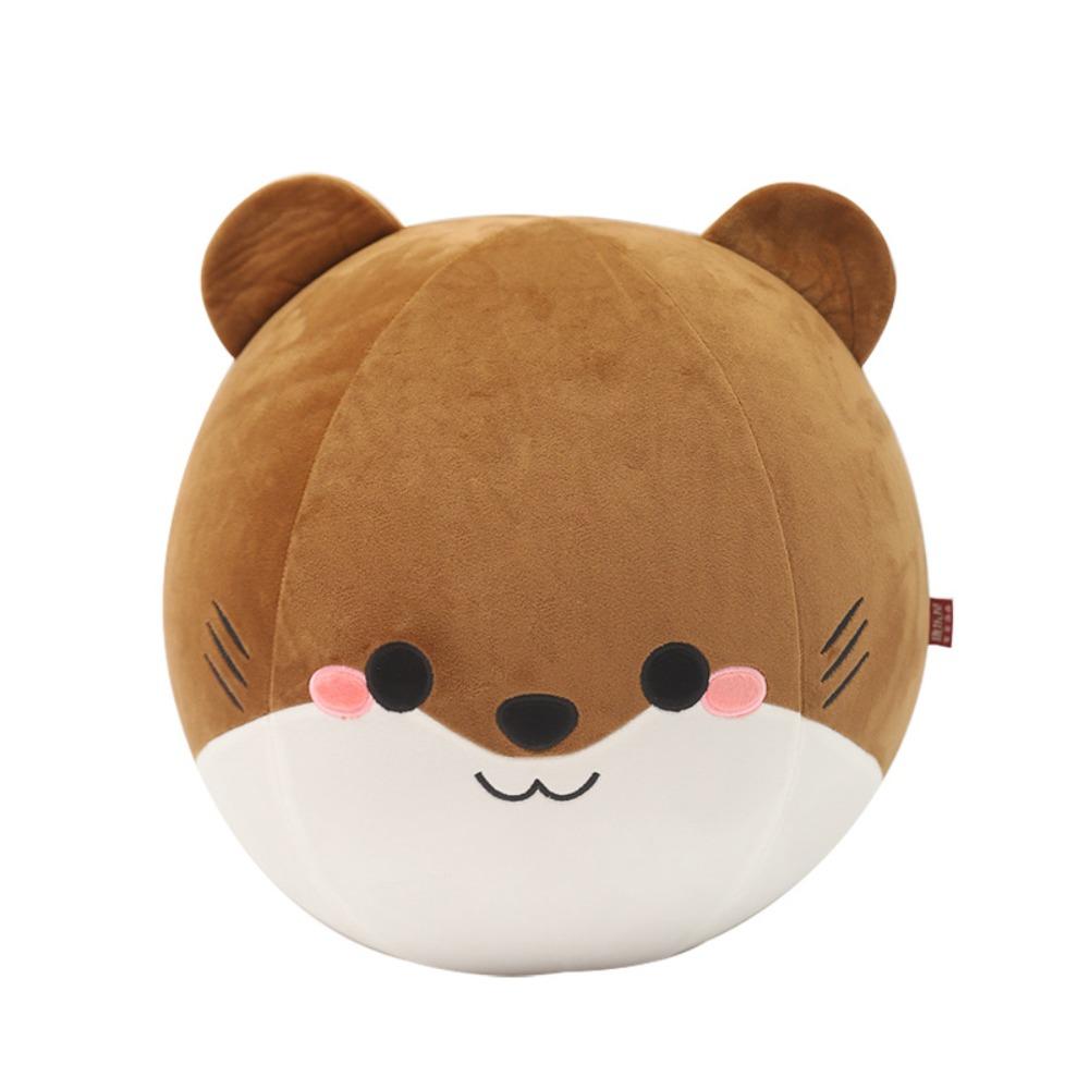 

Cute Animal Spherical Inflatable Toy Cartoon Design Doll Fitness Ball Leisure Activities style C
