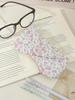Heart-Shaped Corduroy Padded Glasses Case – Ins Style