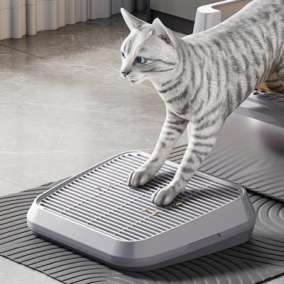 Double-Layer Design Pet Litter Mat, Leak-Proof Non-Slip Litter Mat for Cat & Dog Toilets, Durable Easy To Clean Pet Litter Mat
