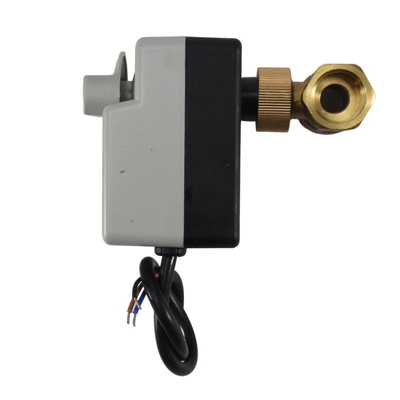 BAAJ-2X Ac220v Dn15 2 Way 3 Wires Motorized Ball Valve Electric Actuator With Manual Switch