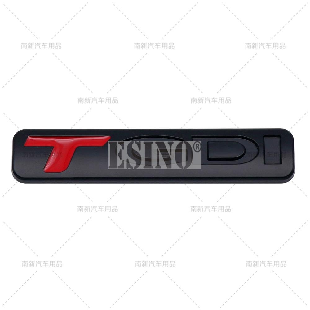 3D GDI TGDI Car Trunk Metal Zinc Alloy Adhesive Badge Emblem Rear Body Tailgate Badge for Sonata IX35 Tucson Elantra