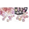 50Pcs New 19MM Acrylic Cherry Blossoms Flower Beads Petals Charm Connectors Diy Earrings Hair Jewelry Making Resin Acessories
