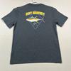 Guy Harvey Fishing Graphic T Shirt Crew Neck Tuna Ahi Cotton Tee Mens Medium M