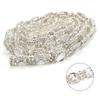 Rhinestone Trim Hand Crafted Adjustable Length Transparent Strong 1 Yard 1.8cm Wide Rhinestone Chain for Clothing