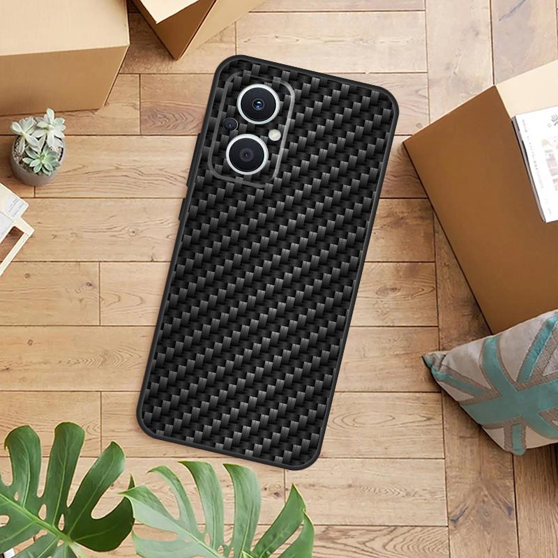 Carbon Fiber Funda For OPPO Reno 4Z 5Z 2Z 8T 4 5 6 7 8 Lite 10 Pro OPPO Find X3 X6 Pro X2 X5 Lite Case