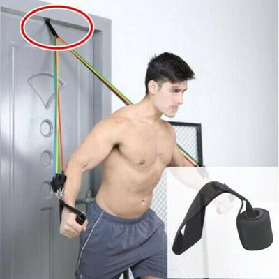 Pilates Latex Rohr Elastische Gürtel Widerstand Bands Über Tür Anker Indoor Sport