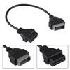 14 Pin 16 Pin Adapter Diagnostic Cable Black 40cm Length