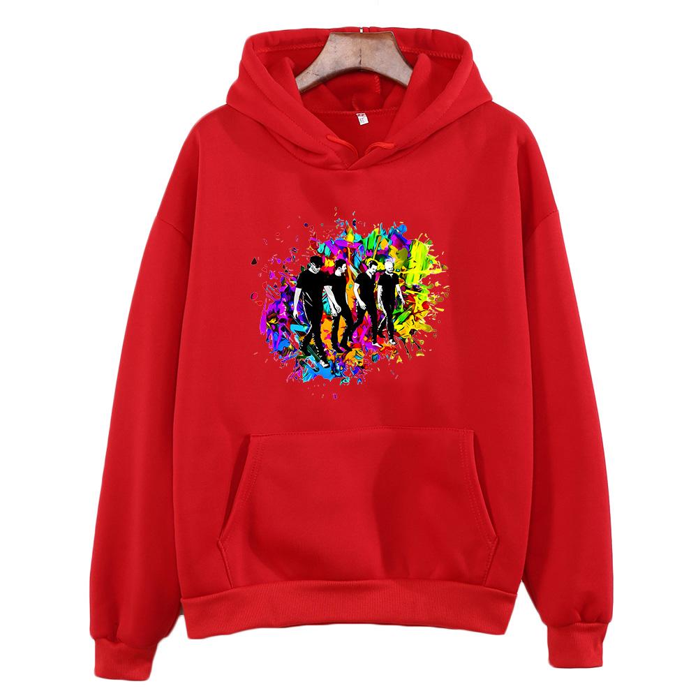 Mikiny Coldplay Band Tour s grafickým potiskem Hip Hop Pohodlná mikina s dlouhým rukávem Gotické oblečení Sudaderas Grunge Mikina
