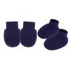 Set of 4 Cotton Infant Anti Scratch Mittens with Elastic Cuffs Feature Soft Breathable Socks & Gloves for Newborns