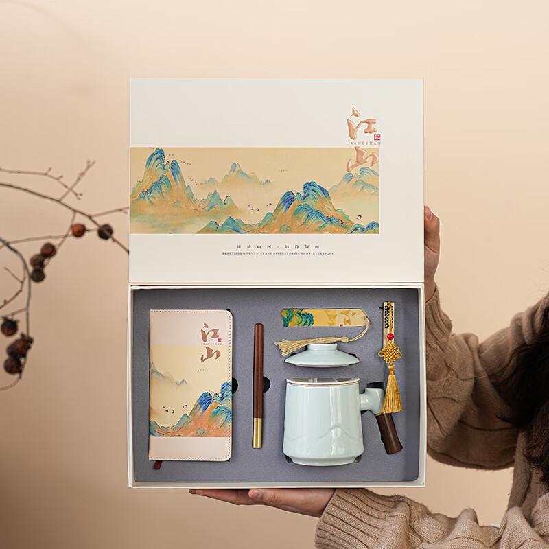 

Minimalist Ceramic Tea Set Gift Box