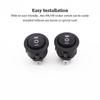 6pcs/set Rocker Switch Safety Protection For Boat Applications Boat Rocker Switch Snap-in Latching