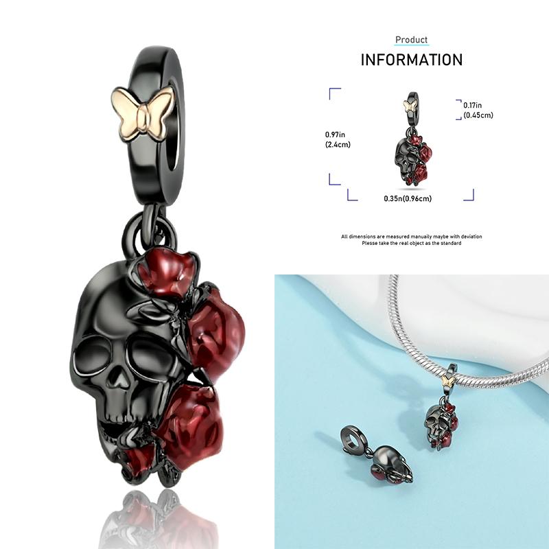 Christmas Charms Copper Elk Santa Claus Bead Snowflake Bell Snowman Charm Fit Original Bracelet Diy Jewelry