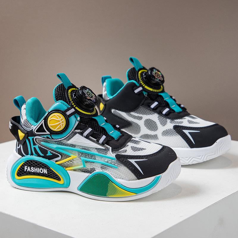 

Boys breathable sports shoes children s mesh casual shoes 2025 spring and autumn new girls rotating button running shoes tide 34-39 yards, 6 pairs in one hand сапфировый