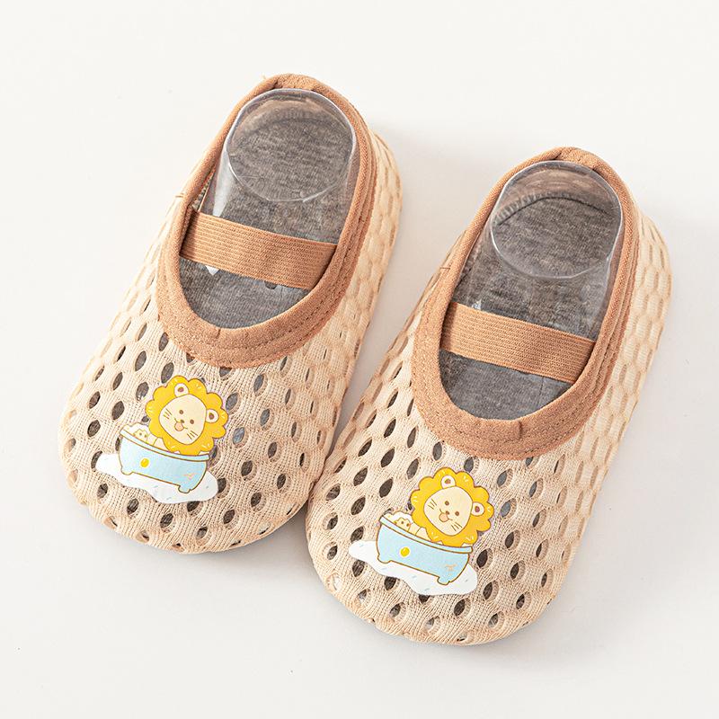 

Носки-пинетки для малышей для мальчиков и девочек, детские сетчатые дышащие мультяшные носки-пинетки, обувь для малышей 2XL хаки