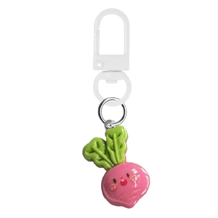 Practical Lovely Vegetable Keychain Personalize Backpack Charm For Students Daily Use Items
