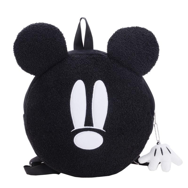 Children'S Bag Cartoon Cute Little Mouse Boys And Girls Backpack Autumn And Winter Plush Parent-Child Backpack