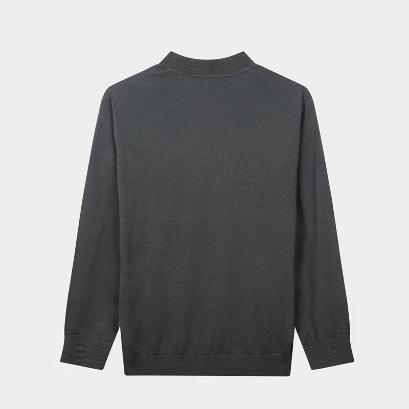TRIES Men's Mock Neck Knit Sweater