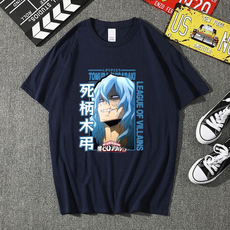 

Шигараки Томура Крутая Футболка с Принтом Мужская Аниме Харадзюку Y2K Уличная Футболка Рубашка Оверсайз Футболка Футболка Мужская Аниме Одежда 4XL